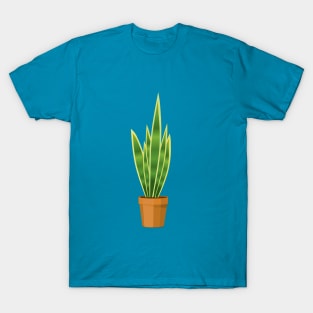 Snake plant in a terracotta pot T-Shirt